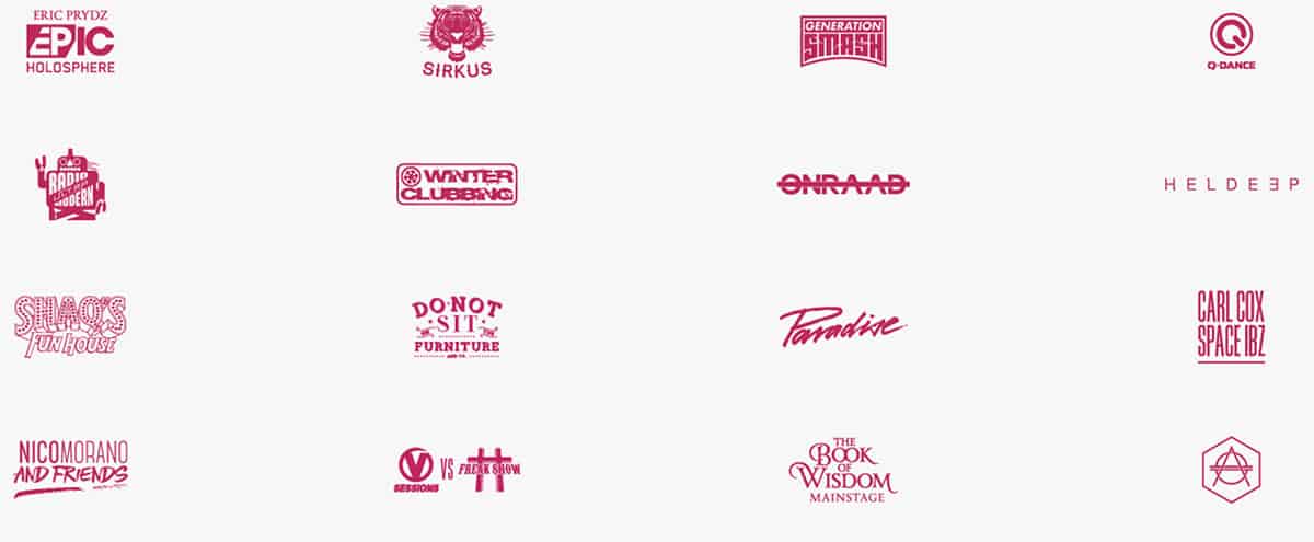Tomorrowland lineup 2019 scener fredag-vecka-2