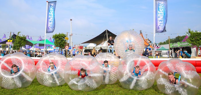 Bumper ball på Intents Festivals camping