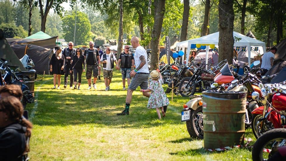 Camping på Sweden Rock Festival