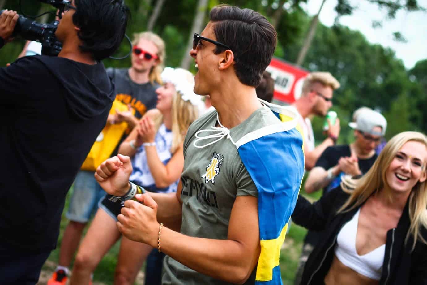 Swedish guy at Defqon