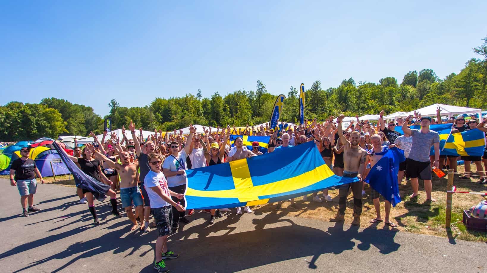 Swedish travellers Defqon