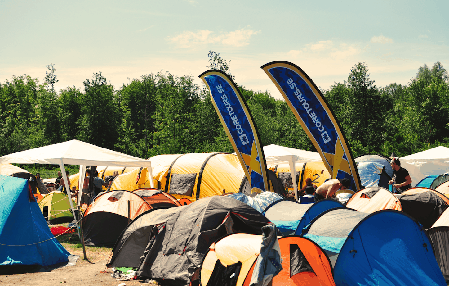 Coretours camp på Defqon
