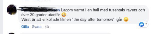 Facebook message