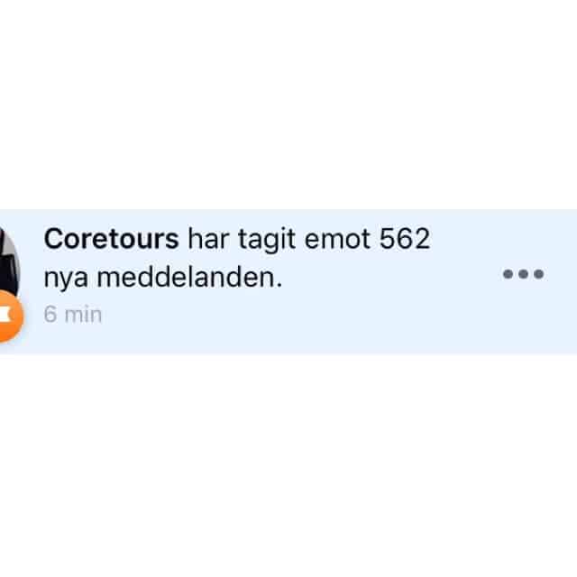 Meddelanden på Facebook